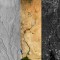 Esempio di network fluviali su Marte (sinistra), Terra (centro) e Titano (destra)  Credit: Benjamin Black, adapted from images from NASA Viking, NASA/Visible Earth, and NASA/JPL/Cassini RADAR team.